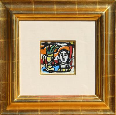 Fernand Leger Statuette au Vase Jaune