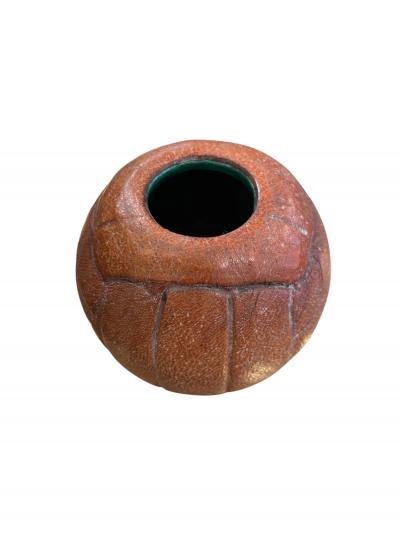 Fernand Longchamp Small leather vase by Longchamp
