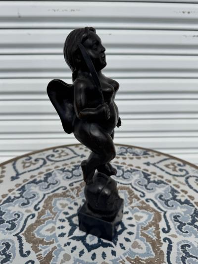 Fernando Botero After Fernando Botero 14 5 Full Figured Bronze Sculpture