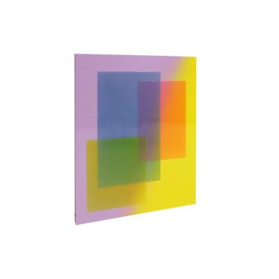 Fernando De Ana Contemporary Fernando de Ana Untitled Multicolor Resin on Panel Spanish Painting