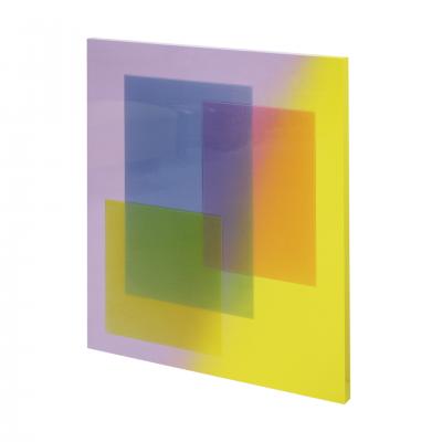 Fernando De Ana Contemporary Fernando de Ana Untitled Multicolor Resin on Panel Spanish Painting