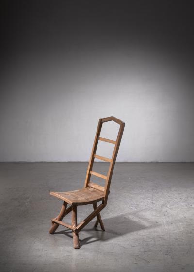 Fernando da Ilha do Ferro Fernando da Ilha do Ferro craft chair with high back Brazil