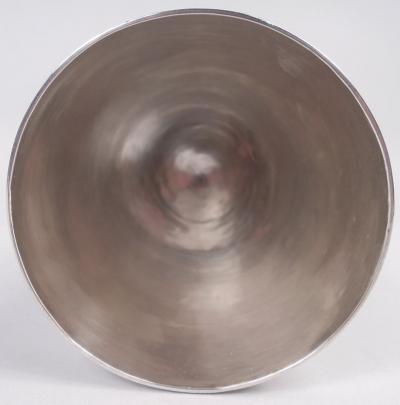 Festive English Victorian Classical Sterling Silver Goblet 1873