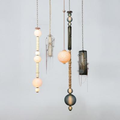 Feyza Kemahlioglu Glowing Sentiments 3 Pink Web Pillar 2024