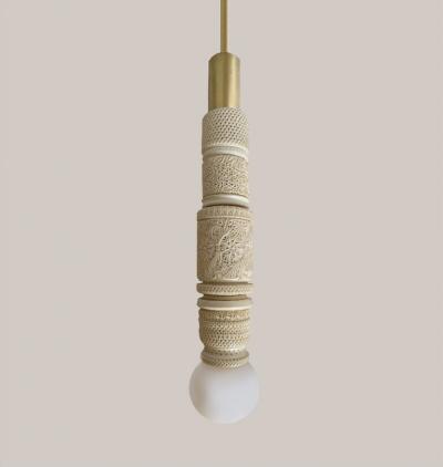 Feyza Kemahlioglu Pillars of Meerschaum Pendant 2021