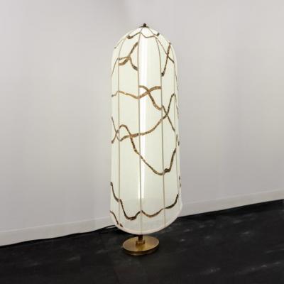 Feyza Kemahlioglu Treasures Untold Golden Waves Floor Lamp 2022