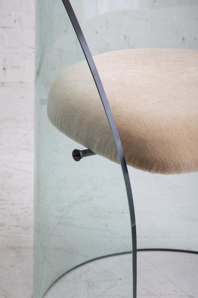 Fiam Sculptural Glass Chair by Fiam Italia