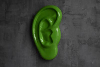 Fibreglass Contemporary Ear Sculpture France 2010s