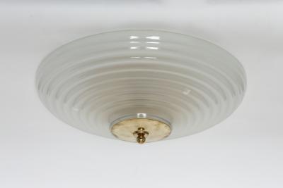 Fidenza Vetraria Murano glass ceiling light by Fidenza Vetraria Italy circa1960s