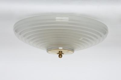 Fidenza Vetraria Murano glass ceiling light by Fidenza Vetraria Italy circa1960s