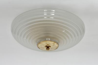 Fidenza Vetraria Murano glass ceiling light by Fidenza Vetraria Italy circa1960s