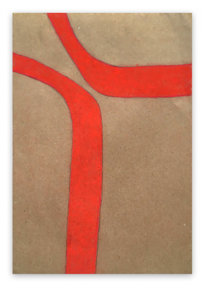Fieroza Doorsen Untitled ID 1289 Abstract painting 2017