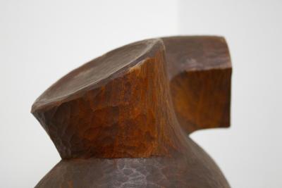Figurative Mahogany Sculpture Mid Century Modern 1950s Brazilian Abstract
