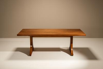 Filippo Monti Dining Room Table in Walnut attr to Filippo Monti Italy 1960s