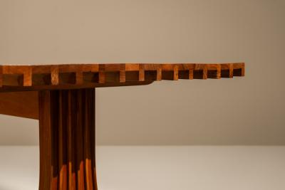 Filippo Monti Dining Room Table in Walnut attr to Filippo Monti Italy 1960s