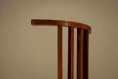 Filippo Monti Set of Eight Italian Dining Room Chairs in Walnut attri to Filippo Monti 1960s