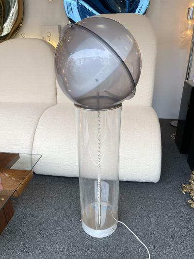 Filippo Panseca Space Age Lucite Saturn Floor Lamp Italy 1970s