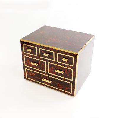 Filippo Perego Small Chest of Drawers for Jewellery Italy 1973