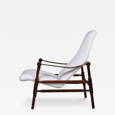 Fin Juhl style armchair adjustable seat