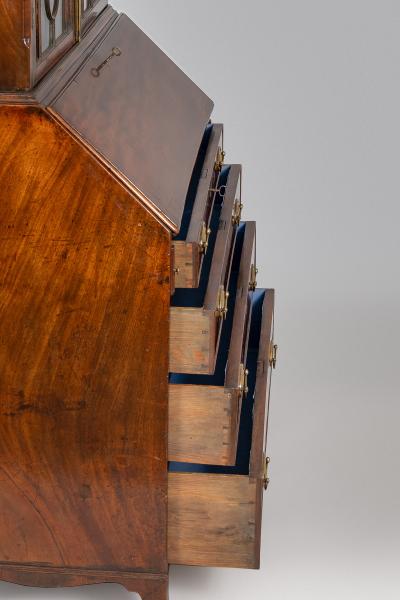 Fine 18th C Georgian Secretaire Bookcase