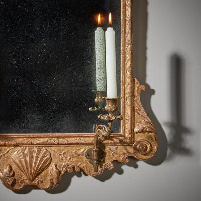 Fine 18th Century George I Gilt Gesso Pier or Console Mirror Manner of Belchier