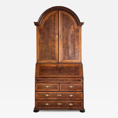 Fine 18th century Swedish Baroque secretary cabinet