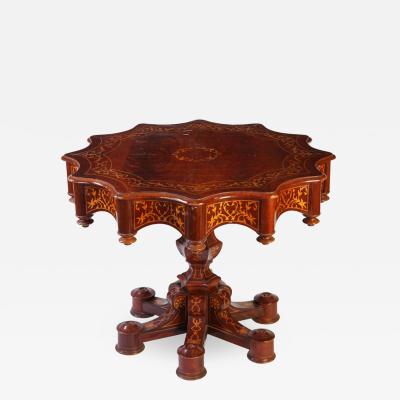 Fine 19th Century Italian Inlaid Center Table