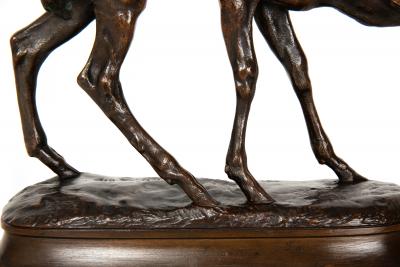 Fine American West Bronze Sculpture Fawn by Alexander Phimister Proctor