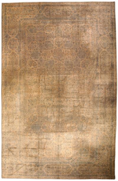 Fine Anitque Indian Animal Hand Knotted Wool Rug