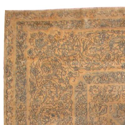 Fine Anitque Indian Animal Hand Knotted Wool Rug