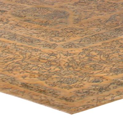 Fine Anitque Indian Animal Hand Knotted Wool Rug