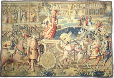 Fine Antique 16th Century French Tapestry 7 7 x 11 1 