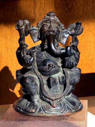 Fine Antique Bronze Statue of Ganesh from Sir Lanka