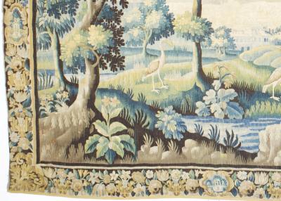 Fine Antique French Tapestry 18th Century 8 7 x 11 4 