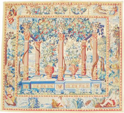 Fine Antique French Tapestry 5 1 x 5 6 