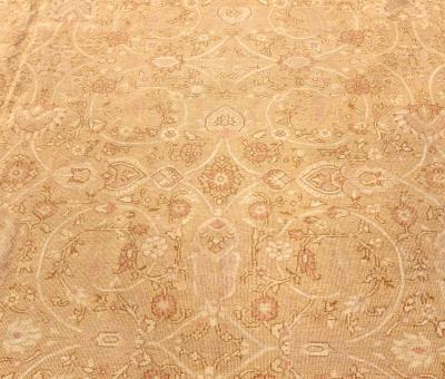 Fine Antique Indian Amritsar Botanic Carpet Size Adjusted 