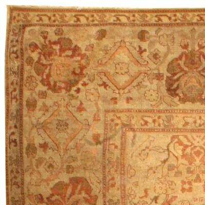 Fine Antique Indian Amritsar Handmade Wool Rug