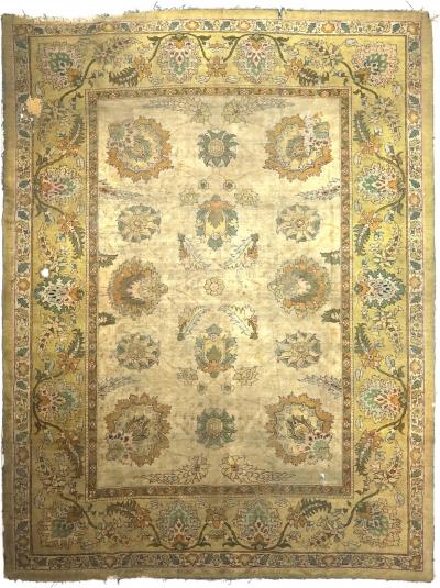 Fine Antique Indian Amritsar Rug 93 x 12 x 1 circa 1890