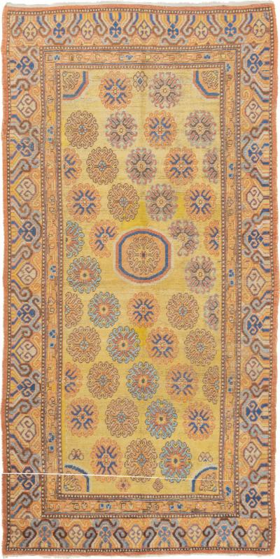Fine Antique Khotan Rug 5 3 x 10 8 