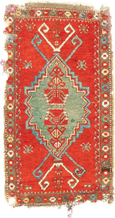 Fine Antique Konya one of three Rug 16 x 211