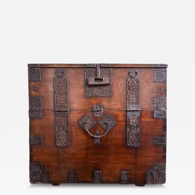 Fine Antique Korean Bandaji Chest Gangwha Island Joseon Dynasty