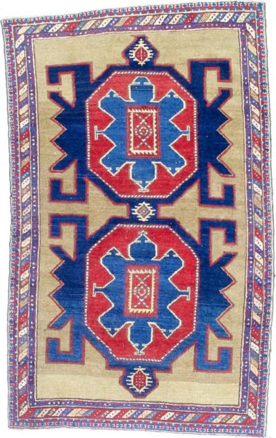 Fine Antique Kuba Rug 3 x 11 x 6 x 4 