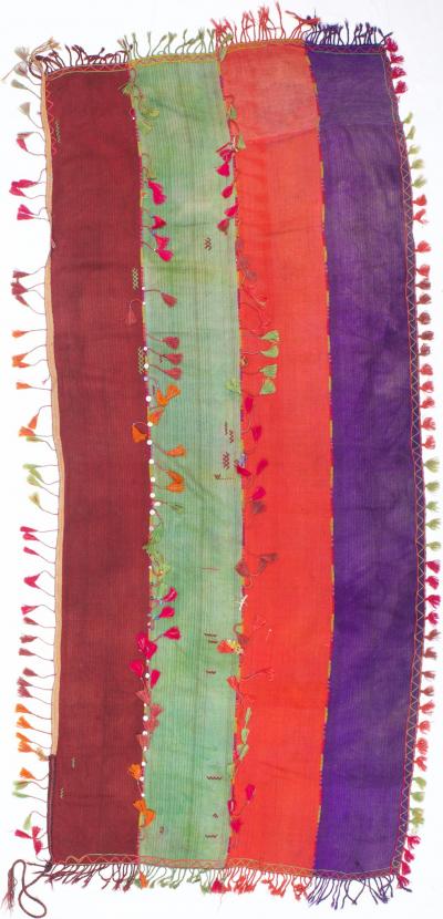 Fine Antique Long Turkish Textile Rug 410 x 111 