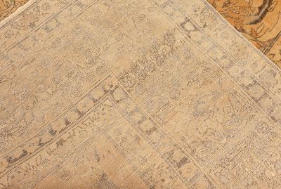 Fine Antique North Indian Handmade Wool Carpet