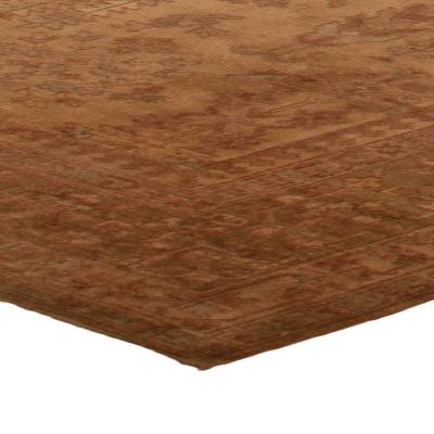Fine Antique Oushak Handmade Wool Carpet