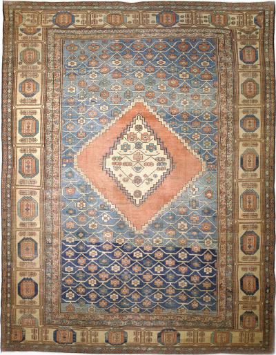 Fine Antique Persian Bakshayesh Rug 10 11 x 14 0 