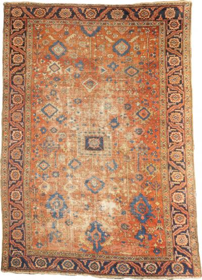 Fine Antique Persian Heriz 95 x 132 