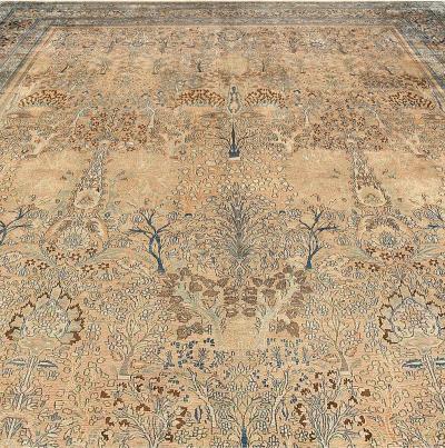 Fine Antique Persian Khorassan Handmade Wool Carpet