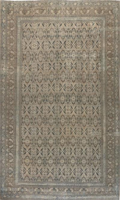 Fine Antique Persian Khorassan Handmade Wool Rug