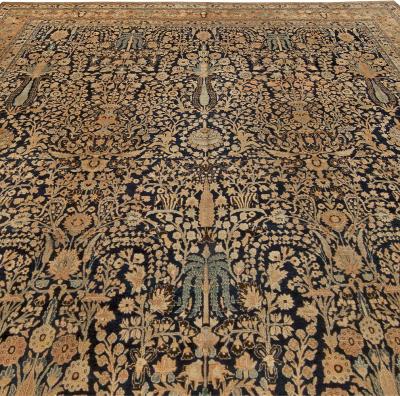 Fine Antique Persian Khorassan Handmade Wool Rug